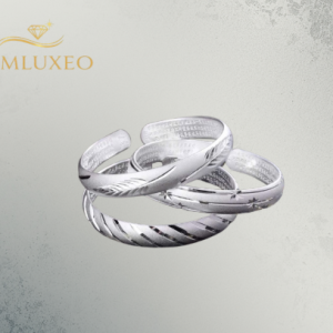 Alternative view of Vòng Tay Bạc Khắc Kinh Phật - Trang Sức Gemluxeo